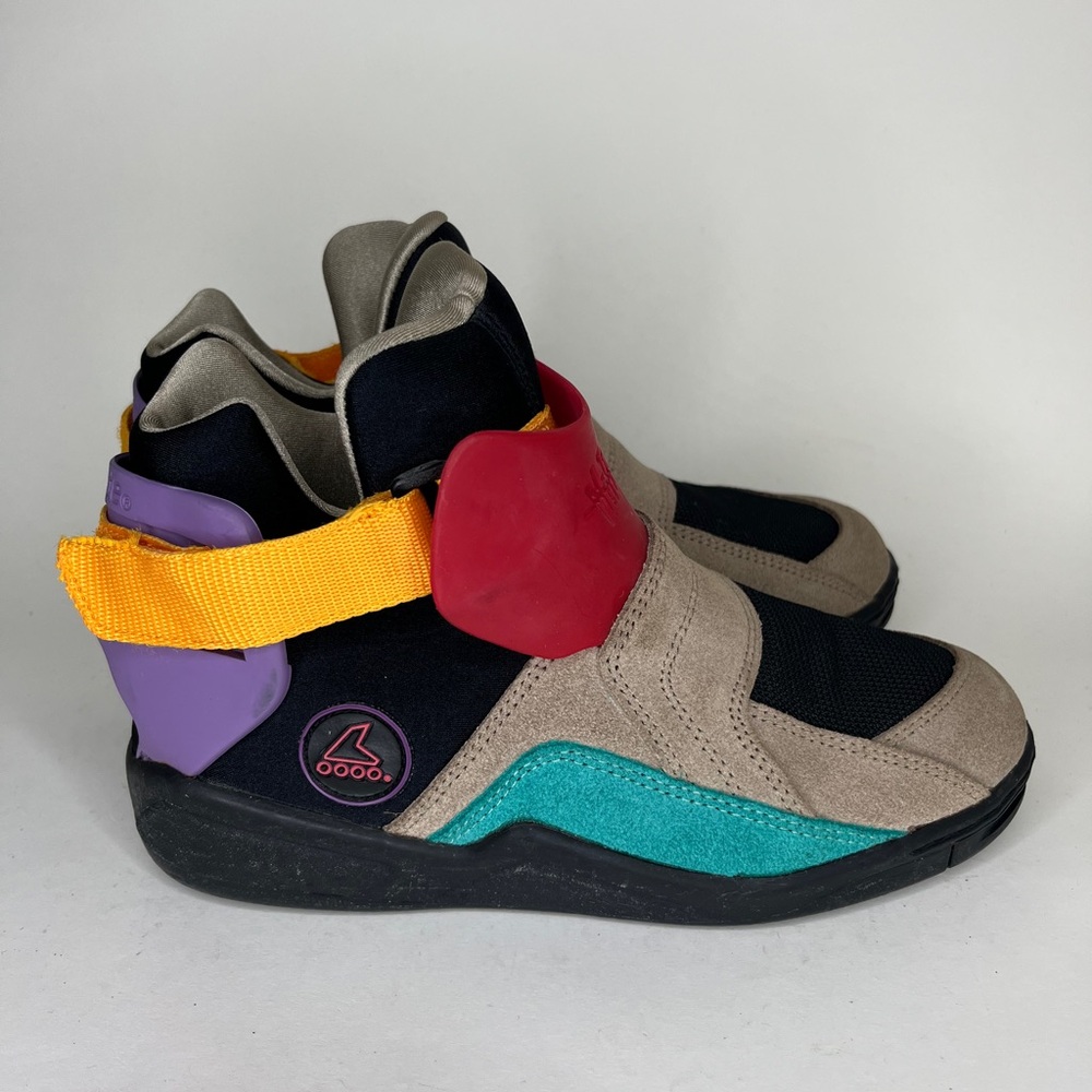 Vintage 1990's Metroblade Rollerblade Shoes Size 7.5 Women Multicolor Suede